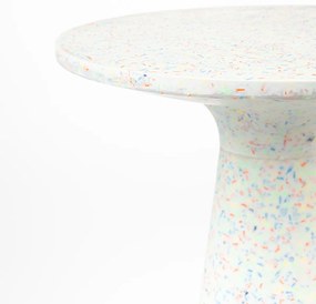 Zuiver Victoria Recycled Terrazzo Bijzettafel Medium - 40 X 40cm.