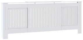 vidaXL Radiatorombouw 205 cm MDF wit