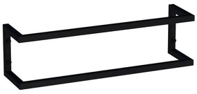 BRAUER Combi Handdoekrek - 60x15x15cm - horizontaal/verticaal - mat zwart AE-HBA60MZ