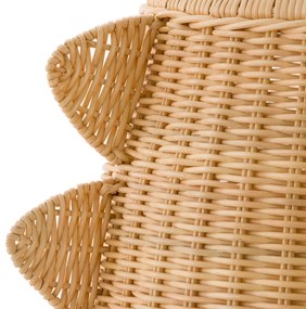 Mand in geweven rotan, dinosaurusvormig, Ouroko