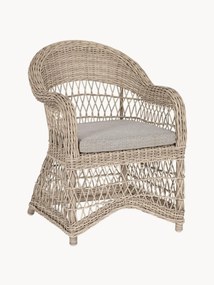 Tuinstoel met armleuningen Jupiter met zitkussen