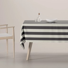 Dekoria Rechthoekig tafelkleed, wit-grijs, 130 x 130 cm