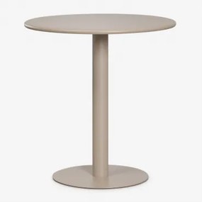 Ronde Keuken Tafel Ø70 Cm In Ijzer Mizzi Moka Bruin - Sklum