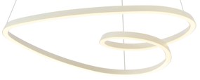 Scandinavische hanglamp beige 72cm incl. LED 3-staps dimbaar - Circuit