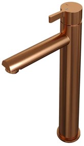 Brauer Copper Edition Wastafelmengkraan opbouw - hoog - model E PVD - geborsteld koper 5-GK-002-HD1