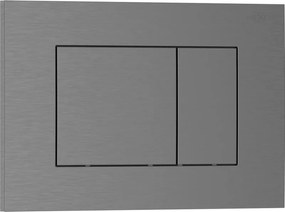 Mexen Tex 02 spoelknop, geborsteld gungrijs - 6102-12