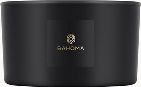 Handgegoten 3-lonts geurkaars Oakley (zwarte vanille)