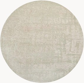 Rond jacquard in- & outdoor vloerkleed Baobab, wasbaar