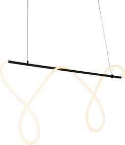 Design hanglamp zwart incl. LED 3-staps dimbaar - Danisha