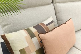 Lagos/Mindo verstelbare 5-zits stoel-bank loungeset - antraciet