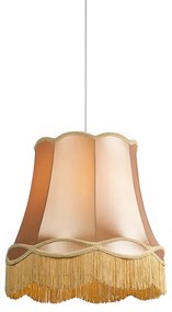 Stoffen Eettafel / Eetkamer Retro hanglamp goud 45 cm - Granny Retro E27 rond Binnenverlichting Lamp
