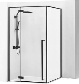 Rea Fargo 120x90 Black Mat douchewand