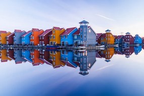 Foto Colored homes, Ton Drijfhamer