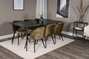 Jörn Eetkamerstoel - Meike - Bruin - Fluweel - Jörn