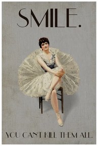 Poster Kubistika - Keep smiling