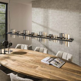 Hanglamp 14 Glazen Kapjes