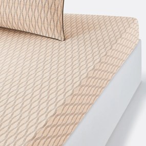 Hoeslaken in perkalkatoen, omslag 30 cm, Sonora