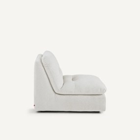Modulaire fauteuil in linnen fluweel, GIULIANO