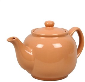 Theepot, steengoed, terracotta, 1,3 liter