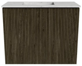 Mondiaz Joya DLux 50cm toiletmeubel shadow met wastafel faye links 1 kraangat opalo