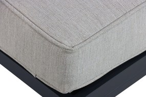 Stoel en Bank Loungeset 5 personen Aluminium/Polywood (teakfinish) Grijs  Lifestyle Garden Furniture Bilbao