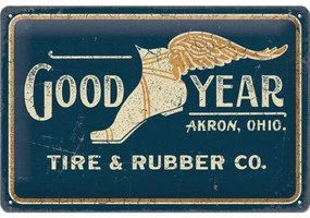 Metalen bord Tire & Rubber Co. - Goodyear 1901