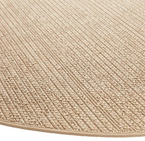 Rond vloerkleed met jute effect, voor binnen en buiten, Essen