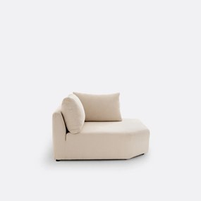 Moduleerbare hoekbank ribfluweel, Monica