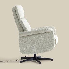 Beige Relaxfauteuil Elektrisch