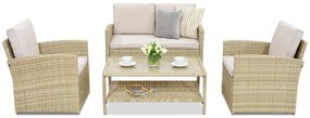 Monaco Coffee 4 Garden Point tuinmeubelen beige