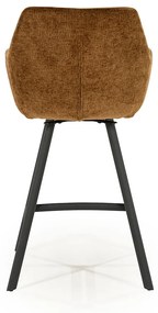 By-Boo Bliss Draaibare Barkruk Stof Geel