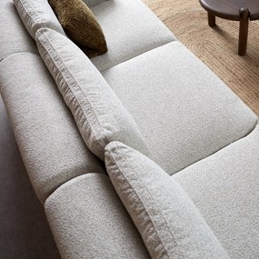 Beige Designbank Hoek Links