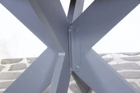 Rond Tuintafel  - Teak/Aluminium - Ø130 cm - Malta - SenS-Line