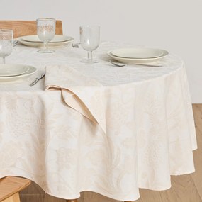 Rond tafelkleed in jacquard katoen, LINDA