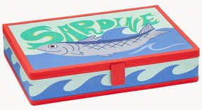 Handbeschilderde sieradendoos Sardine