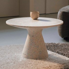 Zuiver Victoria Recycled Terrazzo Bijzettafel Large - 50 X 50cm.