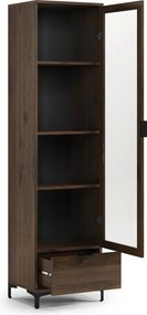 Kast LANA 07 Elegant walnoot - 1-DEURS KAST MET LA