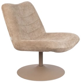 Zuiver Bubba Beige Draaifauteuil Retro Design