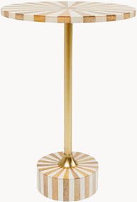 Ronde bijzettafel Domero, handgemaakt