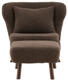 Teddy Fauteuil Met Voetenbank