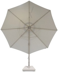Zweefparasol  3.5m S2 Excellent (incl. voet + hoes) Taupe-naturel-bruin Camello Luna