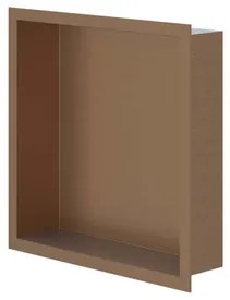 IVY Inbouwnis - 30x30x7.5cm - Geborsteld mat koper PVD 6500705