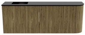 Mondiaz Joya 110cm toiletmeubel ronding rechts dusk met wastafel faye links 1 kraangat urban