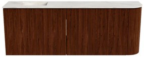 Mondiaz Joya DLux 110cm toiletmeubel ronding rechts ruby met wastafel faye links 1 kraangat ostra