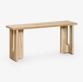 100 Cm Bank Van Teakhout Tessalit Licht Teakhout - Sklum