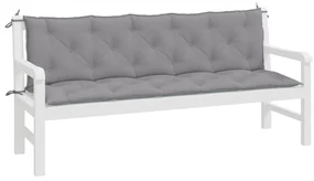 vidaXL Kussen voor schommelstoel 180 cm stof grijs
