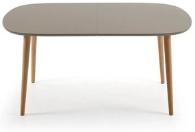 Kave Home Oqui Uitschuifbare Eettafel Bruin 160 Cm