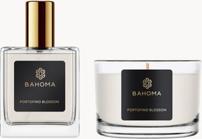 Kamerspray en geurkaars Portofino Blossom, 2-delig (oranjebloesem, narcis, bergamot, groen blad)