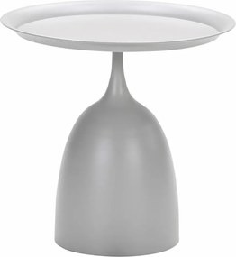 Garden Impressions Fresno loungestoelen taupe - Mati bijzettafel Ø50x48 cm