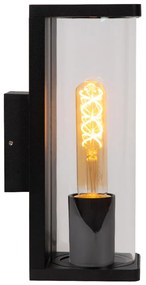 Lucide Sligo wandlamp 15W 28x14cm zwart